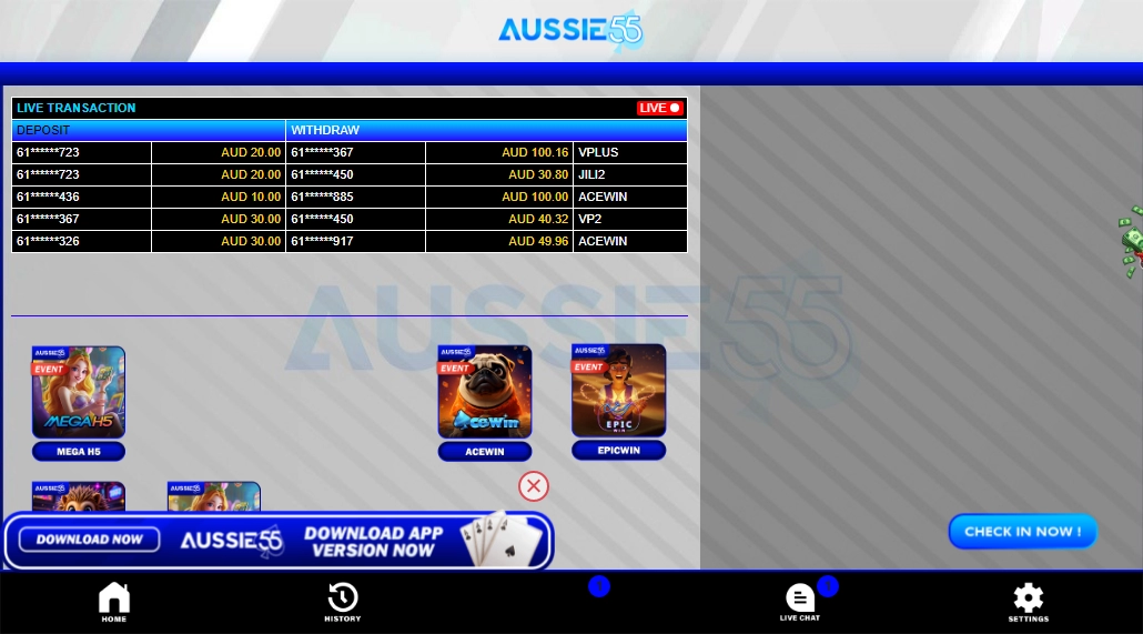 Aussie55 Casino
