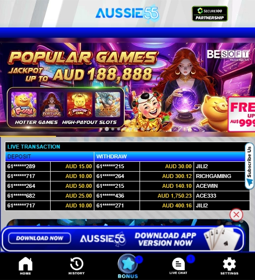 Aussie55 Casino